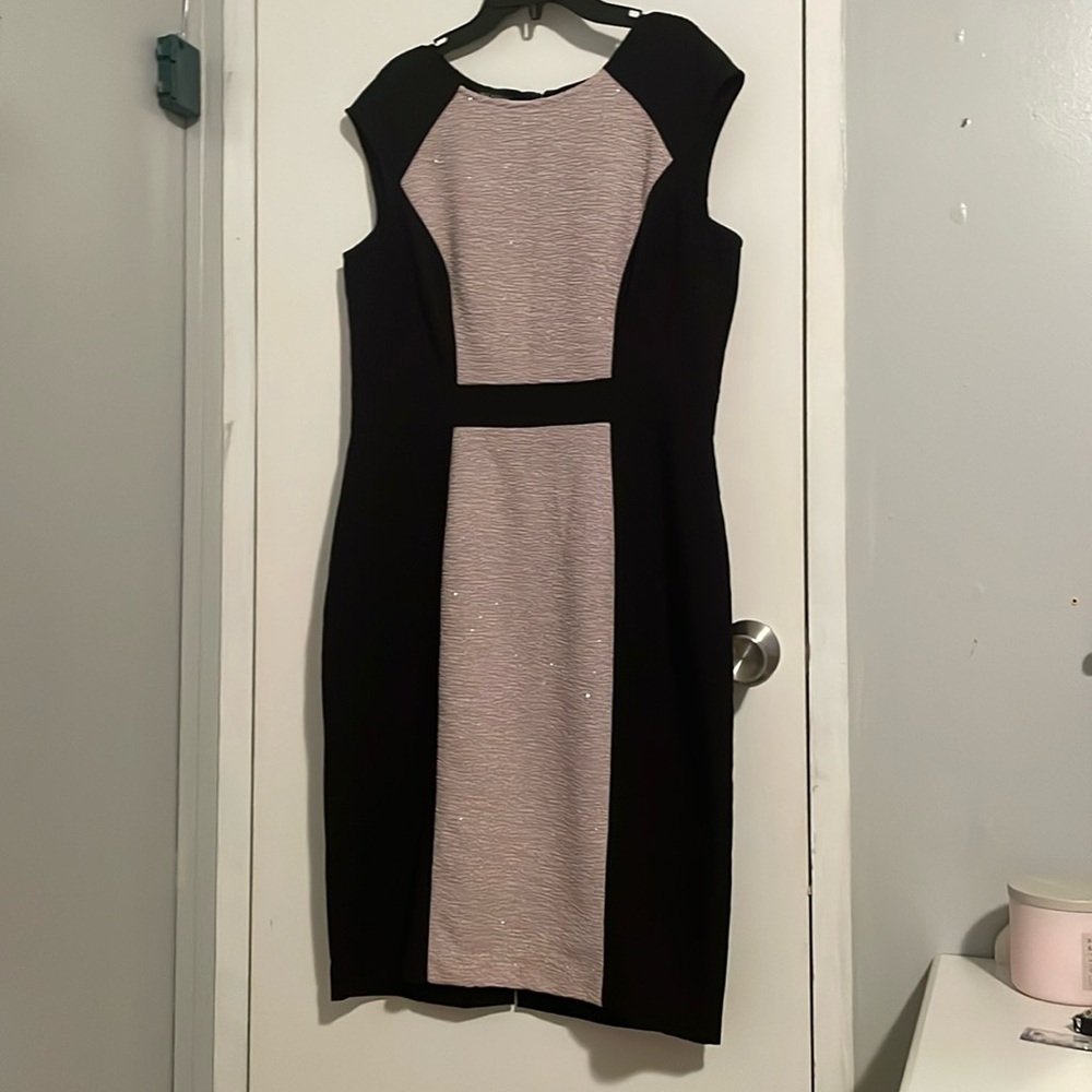 Little black dress.